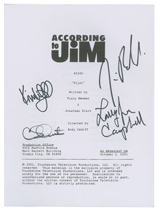 Lot #7434  According to Jim Cast-signed Script - Image 2
