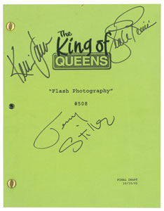 Lot #7413 The King of Queens Cast-signed Script - Image 1