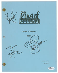 Lot #7414 The King of Queens Cast-signed Script - Image 1