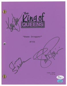 Lot #7415 The King of Queens Cast-signed Script - Image 1