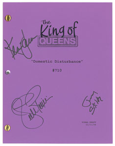 Lot #7417 The King of Queens Cast-signed Script - Image 1