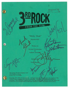 Lot #7398  3rd Rock from the Sun Cast-signed Script - Image 1