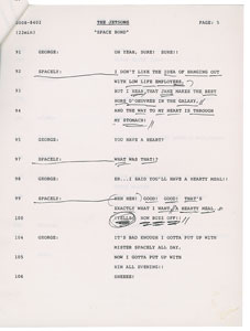 Lot #7444 Mel Blanc's Script for The Jetsons - Image 2