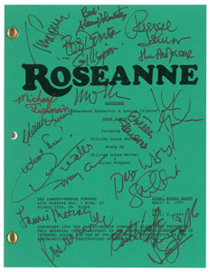 Lot #7428  Roseanne and Gilligan's Island Cast-signed Script - Image 1
