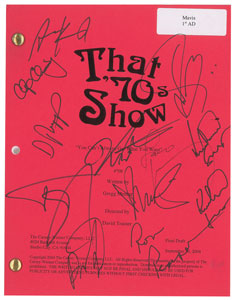 Lot #7432  That '70s Show Group of (4) Cast-signed