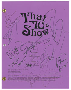 Lot #7432  That '70s Show Group of (4) Cast-signed Scripts - Image 3