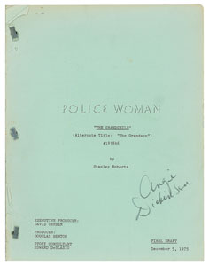 Lot #7449 Angie Dickinson's Script for Police Woman - Image 1