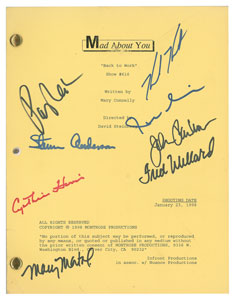 Lot #7419  Mad About You Cast-signed Script - Image 1