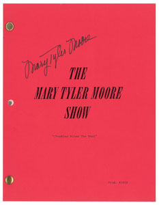 Lot #7493 The Mary Tyler Moore Show Cast-signed Script - Image 1