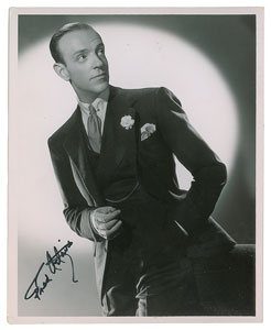 Lot #7171 Fred Astaire Signed Photograph - Image 1
