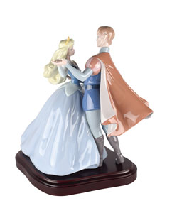 Lot #7602  Sleeping Beauty and Prince Philip Limited Edition Lladro Statue - Image 1