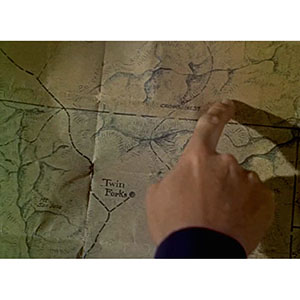 Lot #7078 Randolph Scott's Screen-used Hand-drawn Map from The Bounty Hunter - Image 3