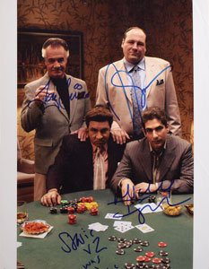 Lot #7543 The Sopranos Signed Photograph