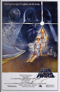 Lot #7552 George Lucas Signed Mini Poster - Image 1