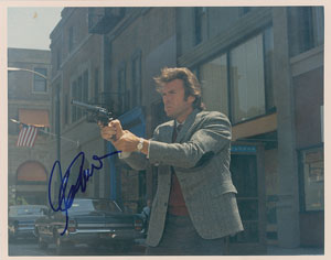 Lot #7526 Clint Eastwood Signed Photograph