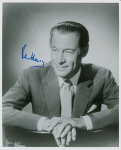 Lot #7195 Rex Harrison Group of (4) Signed Photographs - Image 3