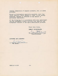 Lot #7151 Sal Mineo Signed Document - Image 2