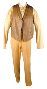 Lot #7019 Doeskin Pants and Leather Vest from