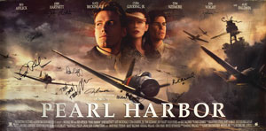 Lot #7535  Pearl Harbor Signed Poster - Image 1