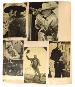 Lot #7107  Western Hollywood Vintage Original Photo Album - Image 7