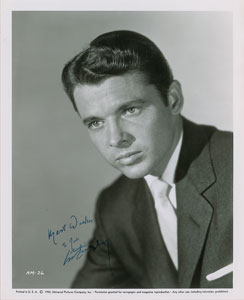 Lot #7153 Audie Murphy Signed Photograph