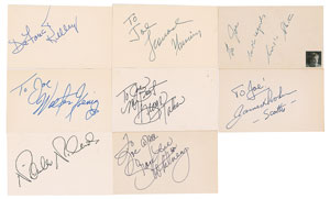 Lot #7396  Star Trek Group of (8) Signatures