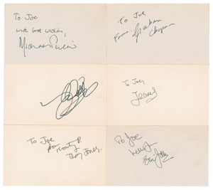 Lot #7392  Monty Python Signatures - Image 1