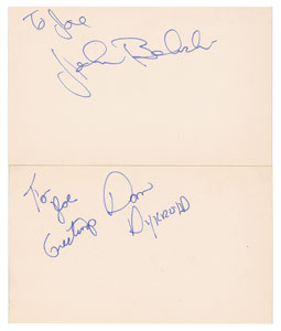 Lot #7112  Blues Brothers: Belushi and Aykroyd Signatures - Image 1