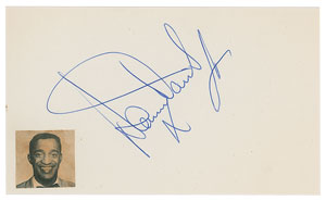 Lot #7183 Sammy Davis, Jr Signature