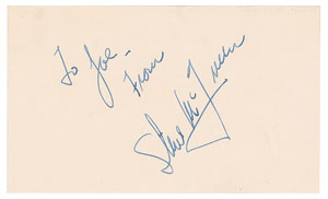 Lot #7149 Steve McQueen Signature