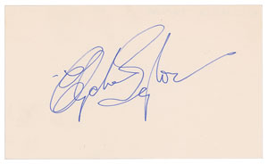 Lot #7238 Elizabeth Taylor Signature