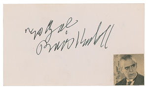Lot #7207 Boris Karloff Signature