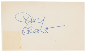 Lot #7193 Cary Grant Signature