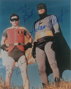Lot #7381  Batman Signed Photographs - Image 1
