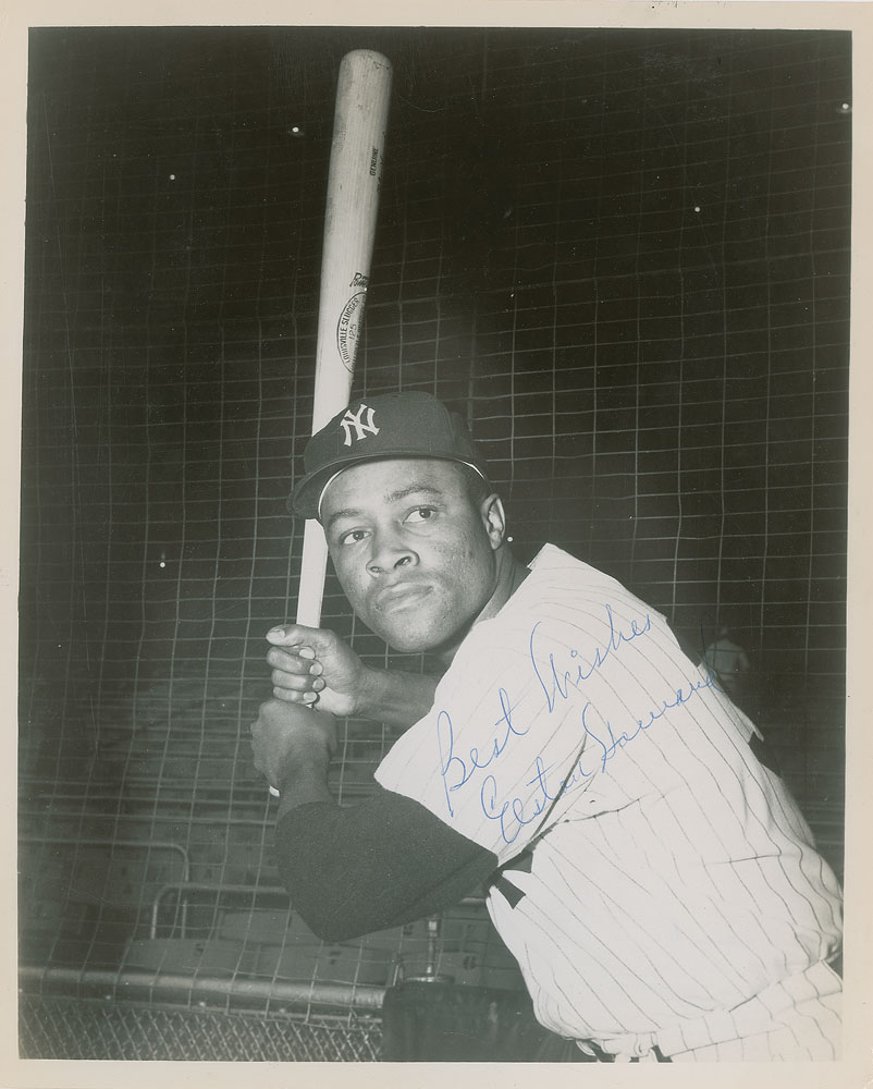 Elston Howard Signed Photograph. Elston Howard, the first