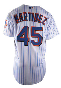 Lot #817 Pedro Martinez Game-Issued New York Mets Jersey - Image 2