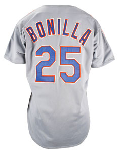 Lot #750 Bobby Bonilla Game-Worn 1992 New York Mets Jersey - Image 2