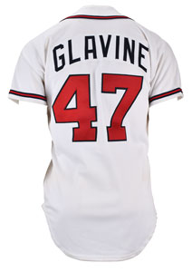 Lot #710 Tom Glavine Game-Worn 1993 Atlanta Braves Jersey - Image 2