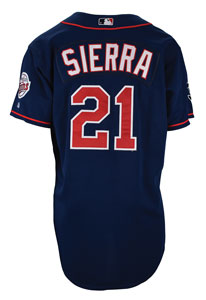 Lot #856 Ruben Sierra Game-Worn 2006 Minnesota Twins Jersey - Image 2