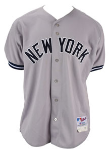 Lot #866 Joe Torre Game-Worn 2000 New York Yankees Jersey - Image 1