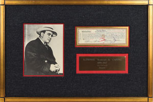 Lot #122 Al Capone - Image 1