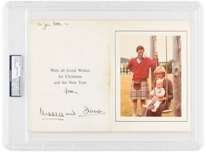 Lot #112  Princess Diana and Prince Charles