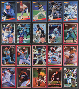 Lot #695  1983-87 Donruss Action All-Stars Autographed Partial and Near Sets (128 Cards) - Image 2