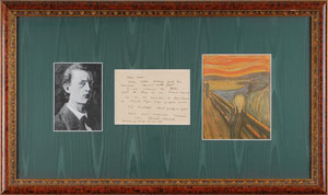 Lot #287 Edvard Munch - Image 1