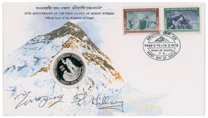 Lot #141  Everest: Edmund Hillary and Tenzing Norgay - Image 1