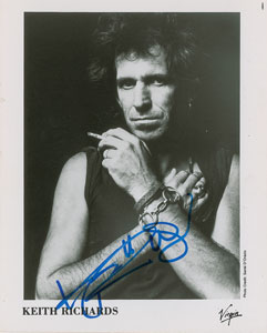 Lot #645  Rolling Stones: Keith Richards