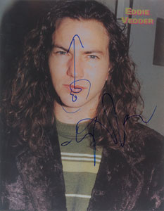 Lot #634  Pearl Jam: Eddie Vedder - Image 1