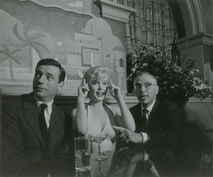 Lot #576 Marilyn Monroe, Yves Montand, and George Cukor - Image 1