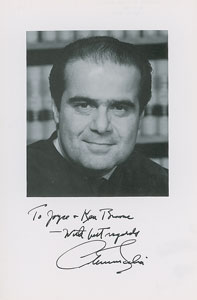 Lot #175 Antonin Scalia