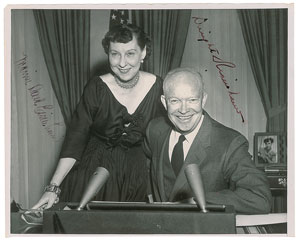 Lot #42 Dwight and Mamie Eisenhower - Image 1
